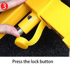 Serrure de pince de roue de voiture robuste conception <span class=keywords><strong>antivol</strong></span> réglable serrure de roue de voiture serrure <span class=keywords><strong>antivol</strong></span> <span class=keywords><strong>pour</strong></span> remorque - Product Image 4