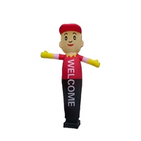 Mascotte gonflable ondulante en forme d'étoile, personnage de dessin animé God of Wealth, pour défilés, ouvertures et services de lavage de voitures