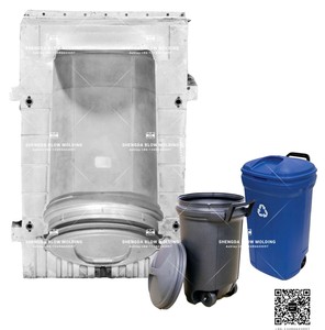 Nhựa HDPE Thổi Chất Thải Bin Có Thể Khuôn Thổi Thùng Rác Có Thể Khuôn Thùng Rác Bin Thổi Khuôn Chất Thải Bin Có Thể - Product Image 2