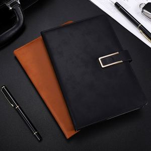 Carnet de notes A5 en cuir PU personnalisable de haute qualité, idéal pour le bureau ou l'école – Nouveauté, parfait comme cadeau - Product Image 1