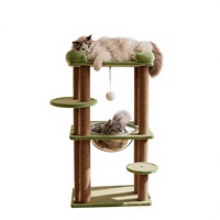 Vente en gros usine Jiangsu : Villa pour chat en sisal, modèle LA0112, avec arbre à chat et lit combinés, respirante, peu encombrante, toutes saisons, grande taille, pour la maison