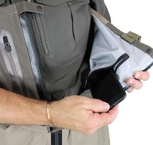 Hommes Pêche à la mouche Respirant Ripstop Bas Botte Pied Pêche Chasse Waders Léger Gris Poitrine Wader - Product Image 4