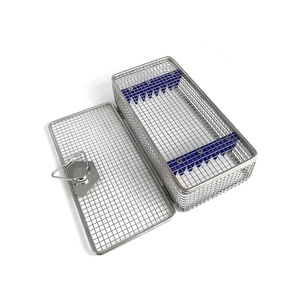 Mindray Equipment-Matching YX-1700 Round Stainless Steel Instrument <b>Sterilization</b> Basket for Kitchen Use - Product Image 1