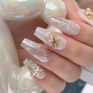 TSZS nueva aleación verano playa Kawaii estrella <span class=keywords><strong>de</strong></span> <span class=keywords><strong>mar</strong></span> Shell <span class=keywords><strong>uñas</strong></span> diamante decoración verano océano Animal <span class=keywords><strong>uñas</strong></span> suministros encantos - Product Image 3