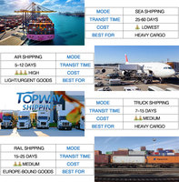 Transitaire Vérifié Alibaba, Agent de Transport Professionnel Porte-à-Porte pour Expédition Maritime, Aérienne et Ferroviaire de Fret vers l'Europe et les États-Unis en DDP