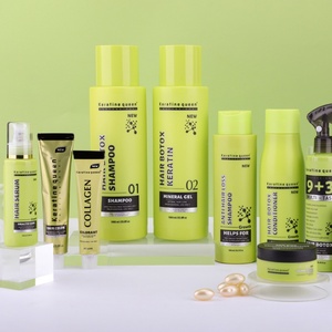 OEM Wholesale Keratin Peptide Anti-Dandruff Fluffy <b>Shampoo</b> Gentle Hair Care with Shine Soft Refreshing Oil Control <b>Shampoo</b> Set - Product Image 5