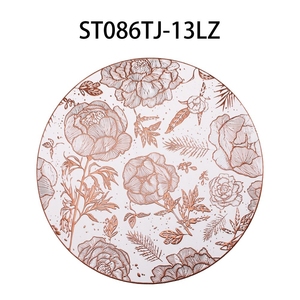 Dessous de verre de cuisine écologique en PVC moderne de luxe avec fleurs Western Meal Mat pour hôtel et maison Cadre décoratif - Product Image 2