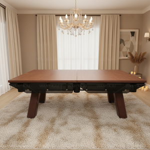 Table de billard de <span class=keywords><strong>luxe</strong></span> à prix de gros usine, design transparent, pieds en bois, table de billard moderne en verre cristal clair, 8ft 9ft - Product Image 6
