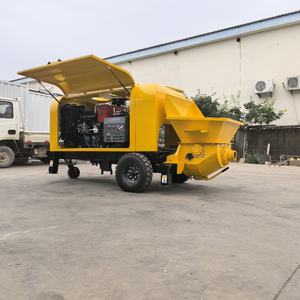 Truk Pompa Beton Diesel Motor 45KW Kapasitas Transportasi 35m/H Mesin Konstruksi Teknik - Product Image 4