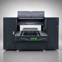Printer DTG 2-Stasiun untuk Kaos, Printer Tekstil Ukuran A2/A3, Printhead Epson I3200 Kondisi Baru, Tinta CMYK DTF untuk Pencetakan Pakaian/Kain