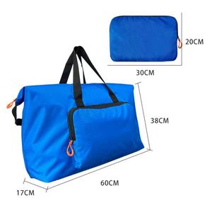2025 Wholesale Fashion Waterproof Zipper Large Capacity <b>Light</b> <b>Weight</b> Travel Duffle Bag Custom Logo Foldable <b>Luggage</b> Storage - Product Image 2