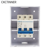 Boîtier de distribution PZ30 vide pour protection contre les fuites, usage domestique intérieur/extérieur, multi-circuits en option, version continentale