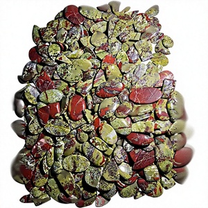 Magnifiques pierres précieuses FAIJAN GEMS, jaspe sang de dragon, toutes formes et tailles, cabochons en vrac pour la fabrication de bijoux, certifiés par une tierce partie - Product Image 1