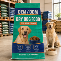 Sac tissé laminé BOPP durable avec logo personnalisé, couleur au choix, 10 kg, 20 kg, pour aliments pour chiens, chats et animaux de compagnie