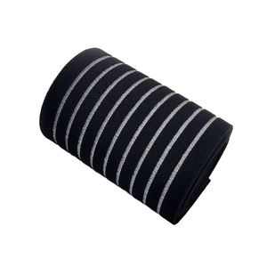 Bande élastique respirante noire personnalisée en soie de poisson pour ceinture abdominale médicale amincissante - Product Image 3