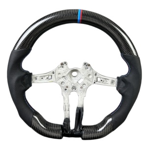 Tay lái bằng sợi carbon thực sự m hiệu suất tương thích với BMW F30 F31 F34 F35 F80 M3 3-Series mới tùy chỉnh tay lái - Product Image 1