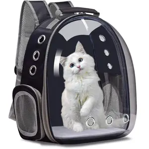 Outdoor Walking Hiking Travel Transparent Space Capsule Pet Small Dog Cat Backpack Carrier Bubble Bag