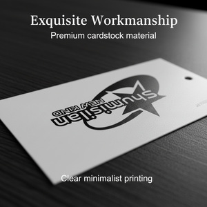 Tag&Label Factory Clothing 3D Embossed Tag Hang <b>String</b> Recycled Paper Custom PVC hang Tag for Clothes - Product Image 3