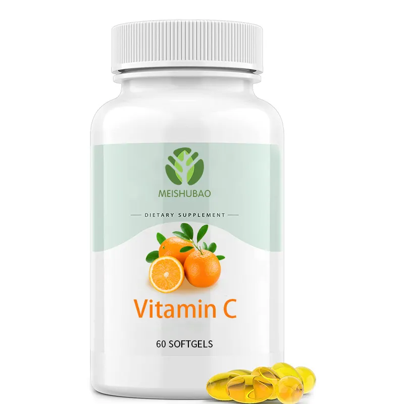 Vente en gros de Capsules de gel de vitamine C, de l'acide ascorbique, de vitamine C, douces pour le système immunitaire et la santé de la peau