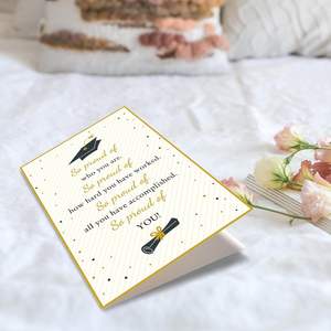 Proud of You <strong>Card</strong> Congratulations <strong>Card</strong> for Graduation <strong>New</strong> <strong>Job</strong> Well Done Gifts Screen Size Paper Material for Graduation - Product Image 6