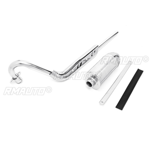 ท่อไอเสียรถจักรยานยนต์แบบเต็มระบบพร้อมตัวเก็บเสียง สแตนเลส สำหรับ Honda XR50 CRF50 50cc 70cc 90cc 110cc 125cc - Product Image 2