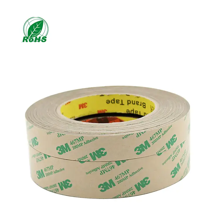 Factory Wholesale 3m 467mp double sided adhesive - 12"x60 yard roll duct tape 3m 200mp tape