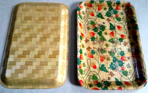 Nouvelle assiette en bambou artisanale écologique Best-seller assiette de fruits de conception de modèle de vaisselle de style européen américain - Product Image 2