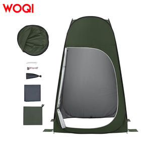 Tente de douche portable extra large Woqi pour l'extérieur, 120x120x190cm, imperméable, avec cadre en aluminium - Product Image 5