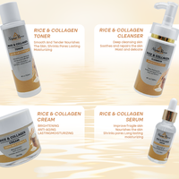 Ensemble de Soins du Visage Coréens Biologiques Hydratants et Éclaircissants au Riz pour Femmes, Produits Cosmétiques de Marque Distributeur