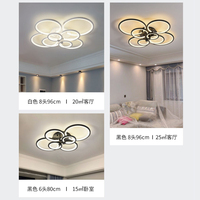 Style scandinave salle à manger chambre plafonnier minimaliste salon circulaire blanc intérieur Led plafonnier pour la maison