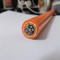 Kabel Umbilical Video/Data Bawah Air DRPUR-06 dengan Kabel Robot Dolphin Mengapung 14 Inti Coax