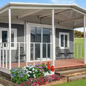 La Casa de expansión plegable personalizada con 2-3 dormitorios prefabricada con 20 pies es adecuada para uso familiar o <span class=keywords><strong>alquiler</strong></span> comercial. - Product Image 1