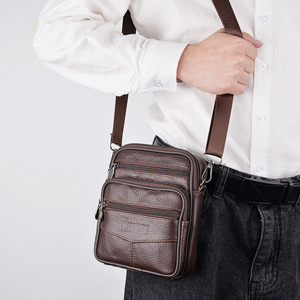 Borsa a Tracolla Piccola da <span class=keywords><strong>Uomo</strong></span> Marrant, in Vera Pelle, Porta Telefono, <span class=keywords><strong>Marsupio</strong></span> da Cintura, Stile Crossbody - Product Image 2