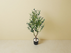 Plantas Artificiales en Maceta de Plástico de Altura Personalizada, Plantas Verdes, Olivo Artificial Grande para Decoración de Hogar, Sala de Estar, Oficina, Hotel, Restaurante - Product Image 3