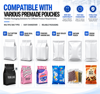 Machine d'emballage verticale automatique multi-têtes pour noix, amandes, noix de cajou, arachides, pistaches – Ligne de conditionnement en sachets
