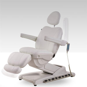 HICOMED Weiße Elektrische Kosmetikliege Multifunktionale Massageliege SPA-Ausrüstung Mit 4 Motoren Fußpedal Speicherfunktion - Product Image 2