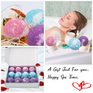 Boule de bain bio personnalisée pour fournitures de bain, marque propre, mousse de bain moussante, bombes de bain moussantes faites à la main - Product Image 6