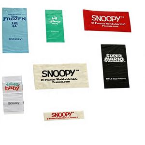 Étiquettes de lavage personnalisées directes d'usine, écologiques, en <span class=keywords><strong>coton</strong></span> biologique, imprimées, pour vêtements - Product Image 4