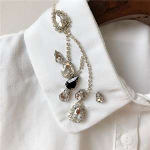 Camicie con <span class=keywords><strong>colletto</strong></span> rimovibile con perline e perline di alta qualità di fascia alta - Product Image 5