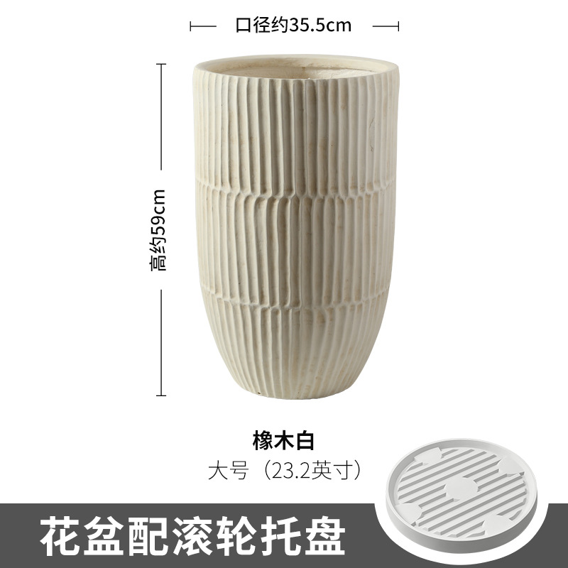 oak white large (with plastic roller tray)