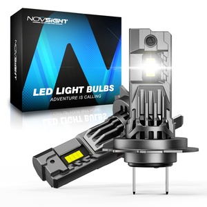Ampoule de phare LED Novsight N99 <span class=keywords><strong>Mini</strong></span> sans fil 100W 24000LM 6500K pour phare de voiture, lampes à diodes automobiles H7 LED 12V - Product Image 1