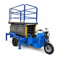 Plateforme élévatrice électrique pour tricycle de 10 m, capacité de charge de 500 kg, table élévatrice à ciseaux hydraulique, moteur de 3000 W, prix de gros direct d'usine