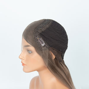 Peluca de Cabello Europeo sin Pegamento para Encaje, Rubio Ceniza Balayage, Virgen, Cutícula Alineada, Doble Trama, HD, 150% de Densidad, Peluca Frontal Judía - Product Image 6