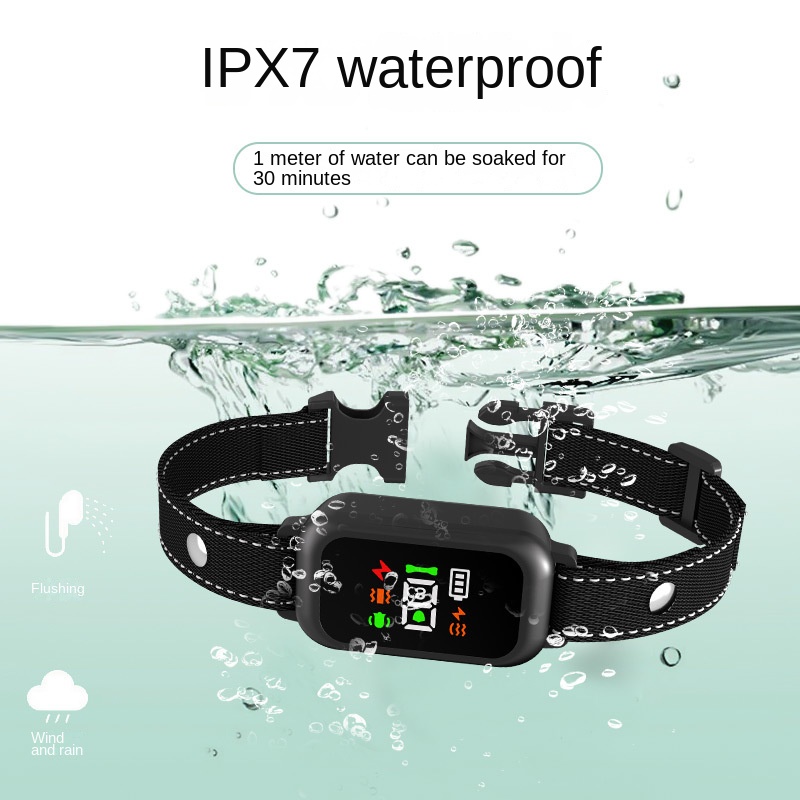 PetSmart Dog Training Collar: Ultrasonic, Vibration Shock Modes with IP67 Waterproof Rating - Model