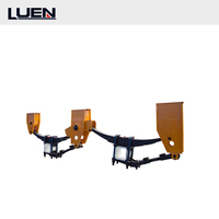 LUEN Semi remorque pièces Type américain ressort à lames 3 essieux Suspension utilisé camion remorque