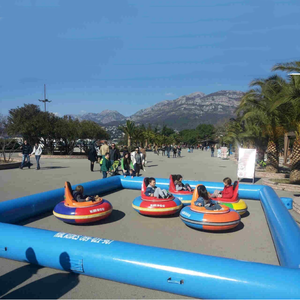 Pista de Autos de Choque Inflable de PVC Grueso para Parque de Atracciones, Pistas de Carreras para Niños, Juego al Aire Libre - Product Image 6