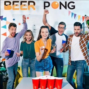 Gobelets en plastique jetables rouges de 9 oz, style tendance, fabrication personnalisée, design en forme de losange, pour la maison et les fêtes - Product Image 5