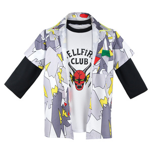 Stranger Things <strong>Hellfire</strong> <strong>Club</strong> Cosplay Costume Set Adult Unisex TV Movie Outfit Dress Tops Jacket - Product Image 4