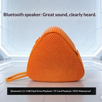 Haut-parleur portable sans fil 5.3 étanche et anti-poussière pour extérieur, haute qualité sonore, longue autonomie, 5W TWS Type-C, modèle 2026