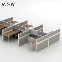 M&W Company – Cloisons réglables d'occasion, mobilier de Foshan, table de poste de travail moderne, bureau modulaire, usage scolaire